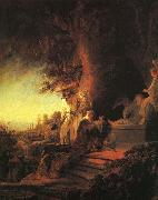 REMBRANDT Harmenszoon van Rijn The Risen Christ Appearing to Mary Magdalen, Sweden oil painting artist